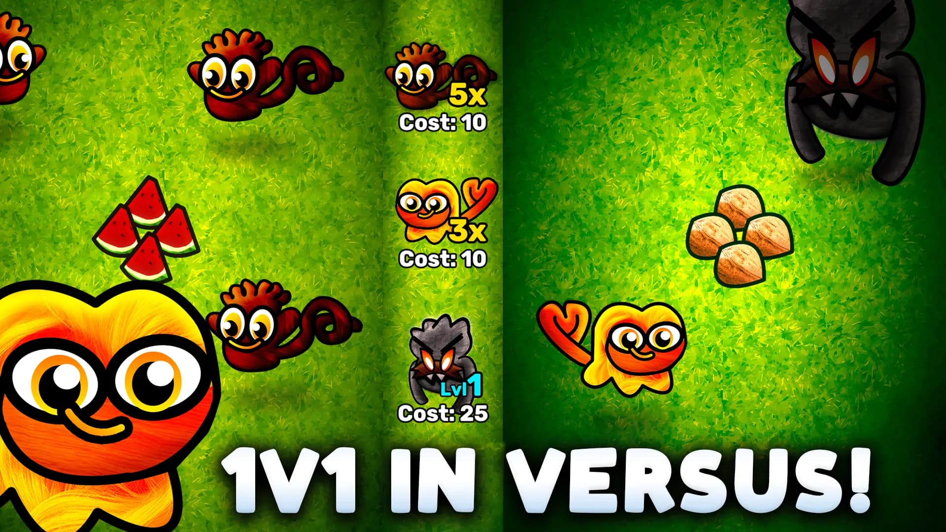 1-tegen-1 in Versus Modus