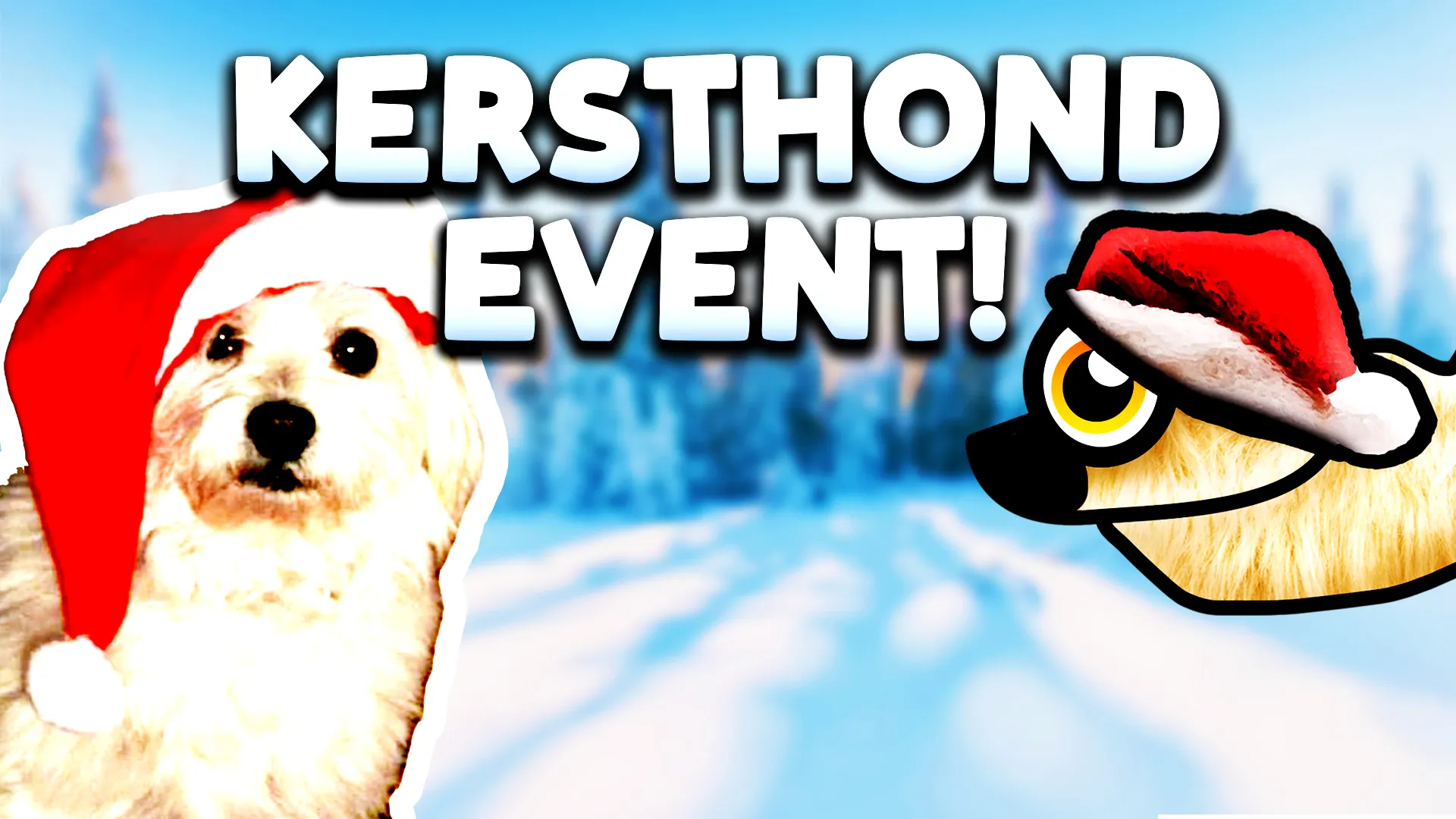 Christmas Dog Event Banner